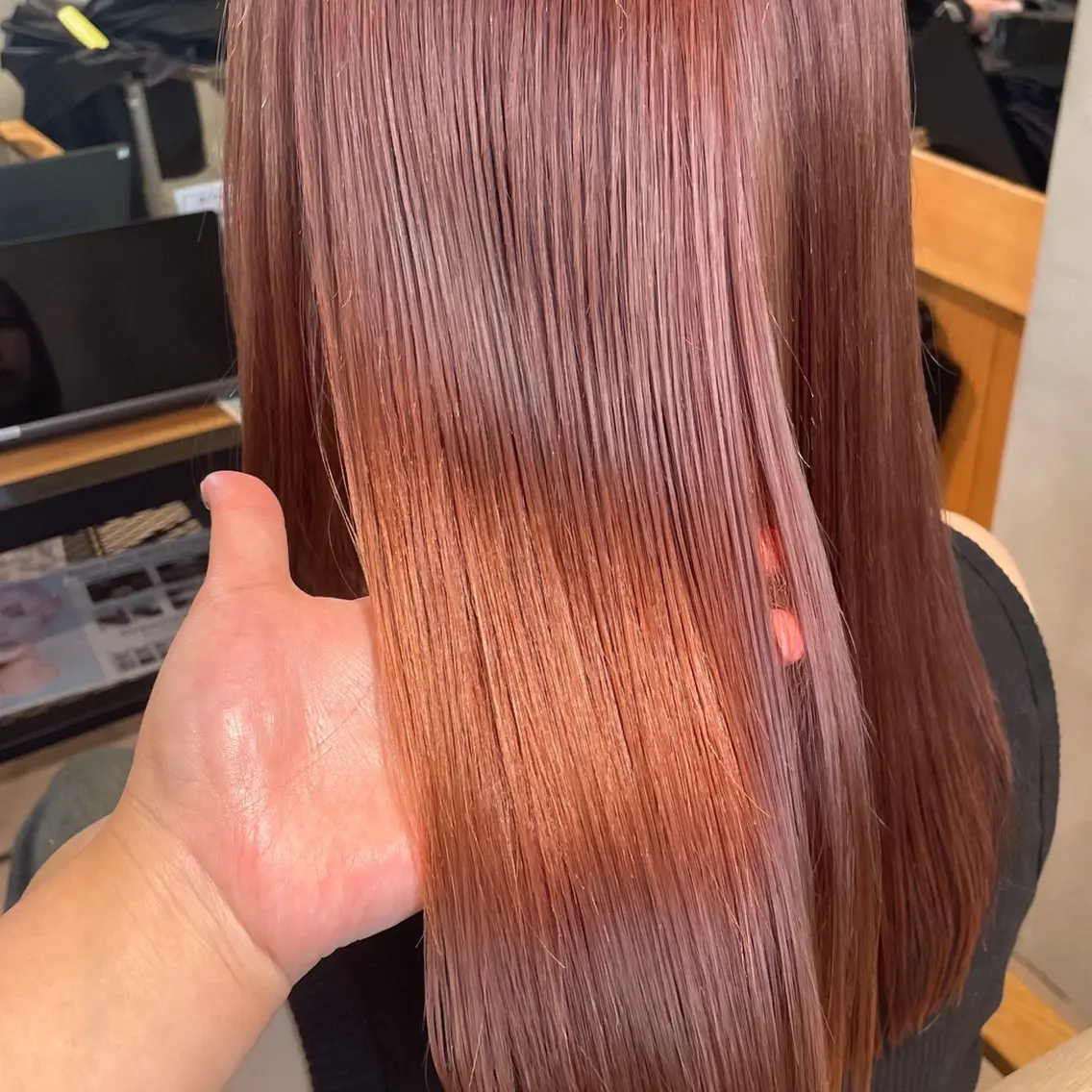 ミディアム カラー ヘアカラー トリートメント Koko . 【高円寺】のヘアスタイル