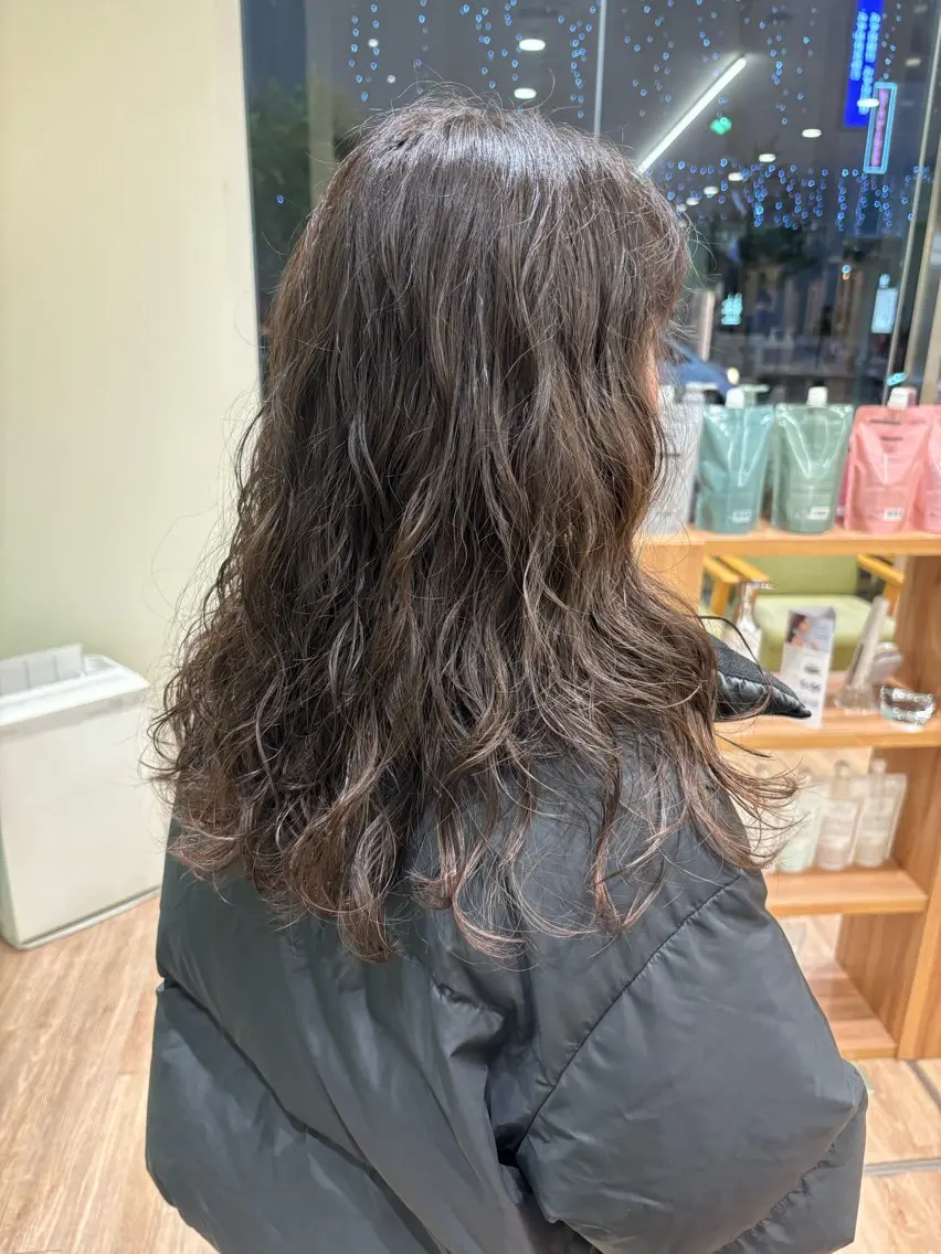パーマ カット パーマ トリートメント ayaka #パーマ#アレンジのヘアスタイル