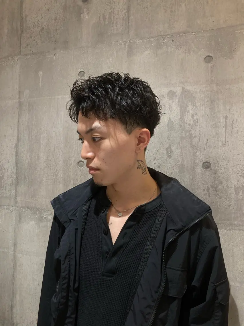 メンズ スパイキーショート カット ハマノ ミユのヘアスタイル