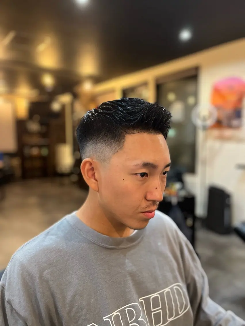 ショート メンズ 刈り上げ カット 菅谷 成世のヘアスタイル