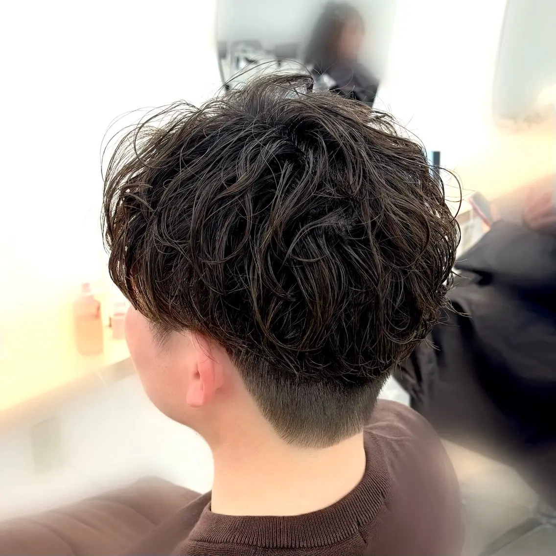 ショート パーマ メンズ カット パーマ misaki_ soso.のヘアスタイル