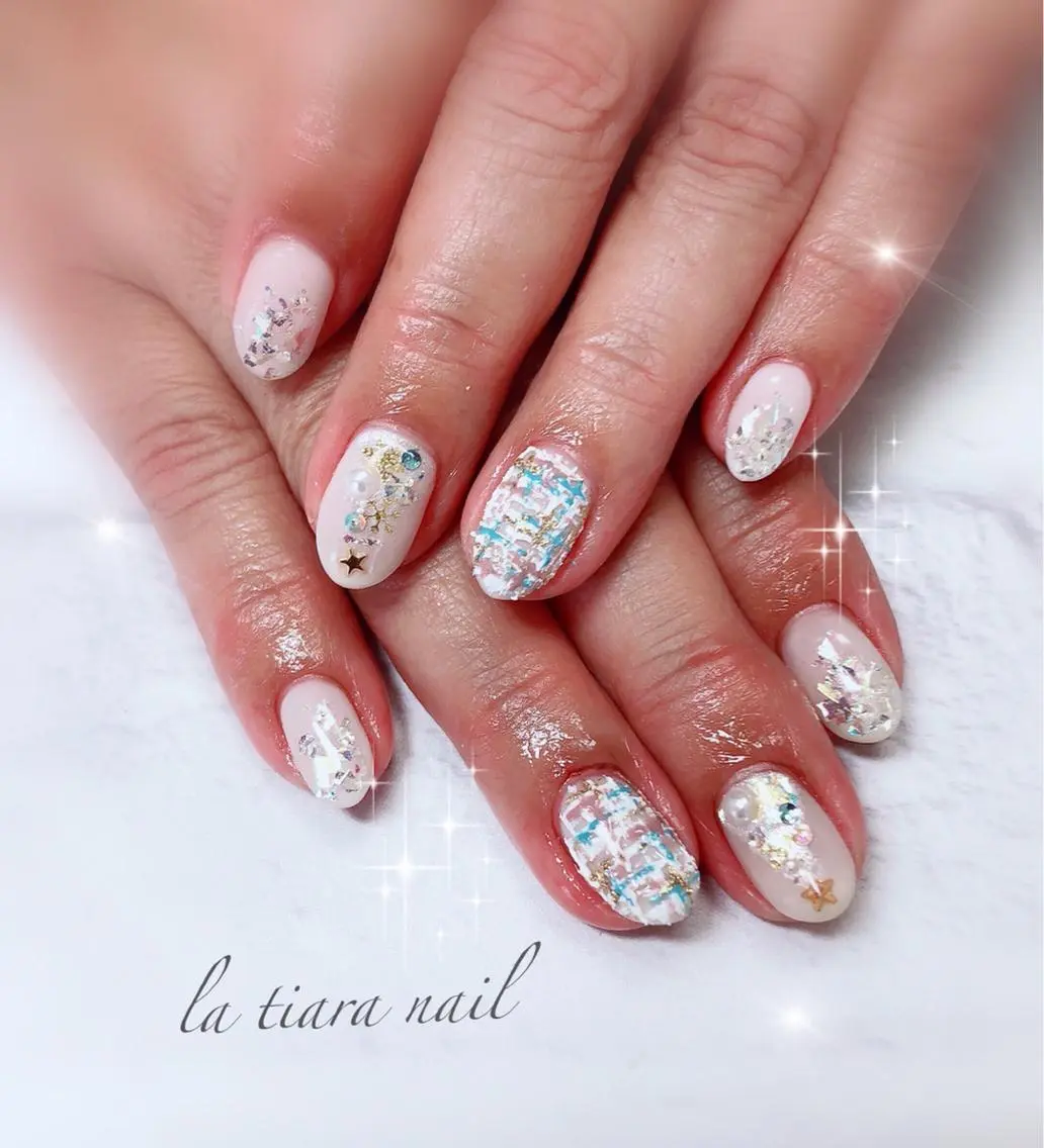 ネイル ハンドネイル Blue bird  nailのネイルデザイン