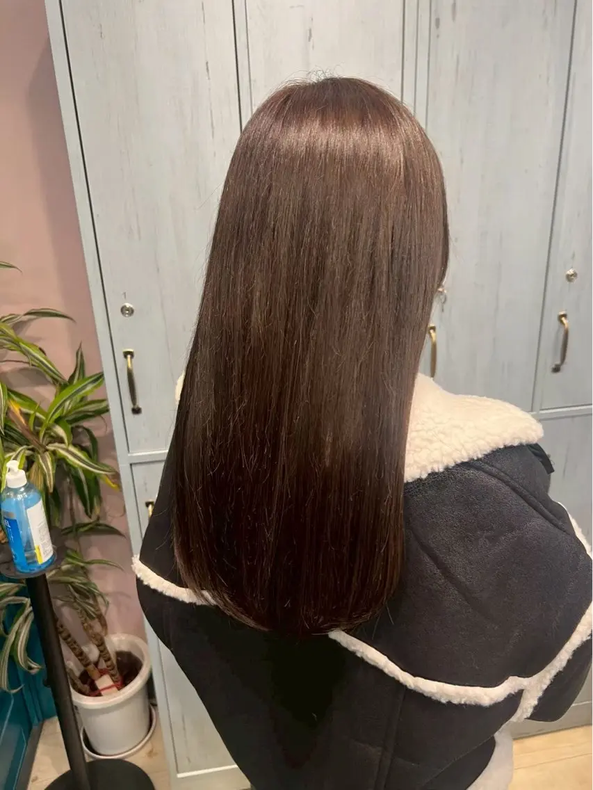 カラー 透明感カラー yuzuna♩のヘアスタイル