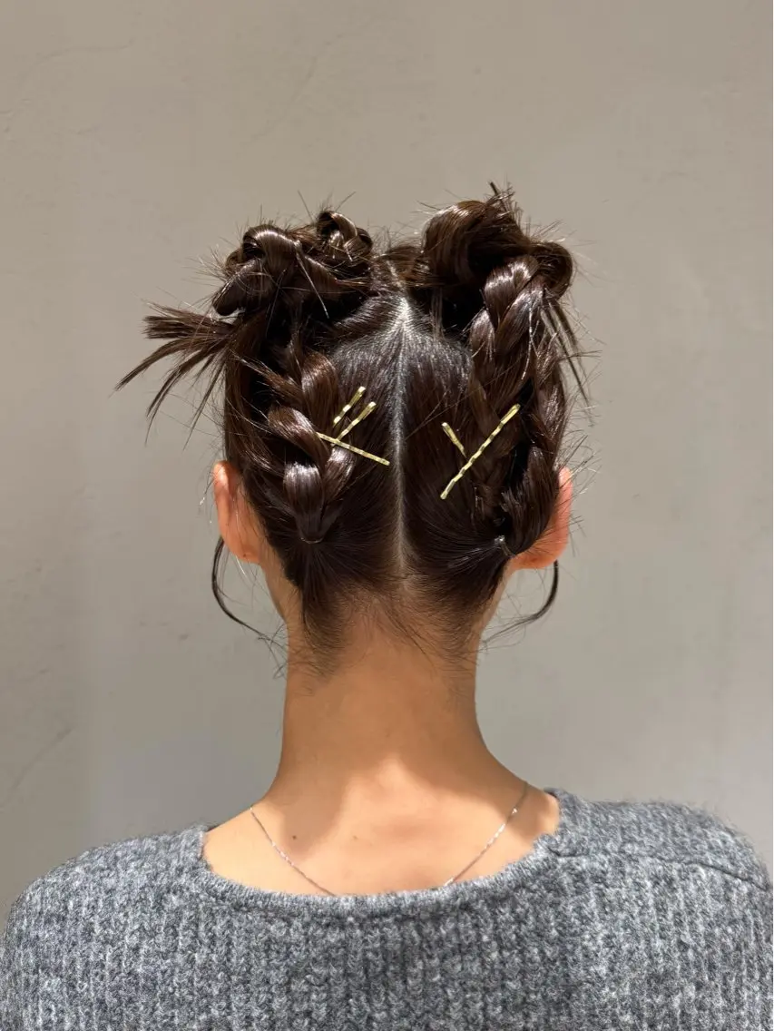 ヘアアレンジ ヘアセット 村田 茉優のヘアスタイル