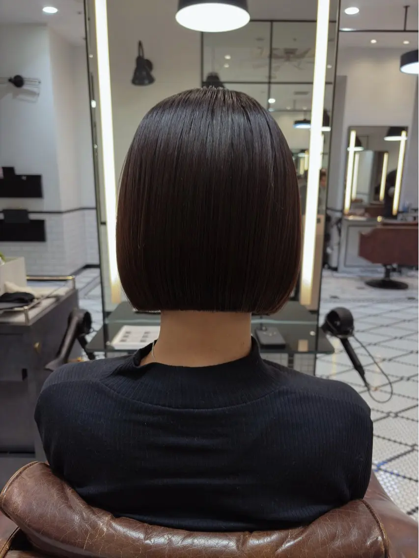 根元のみ白髪染めカラー+メテオトリートメント(シャンプーブロー)🫧の写真