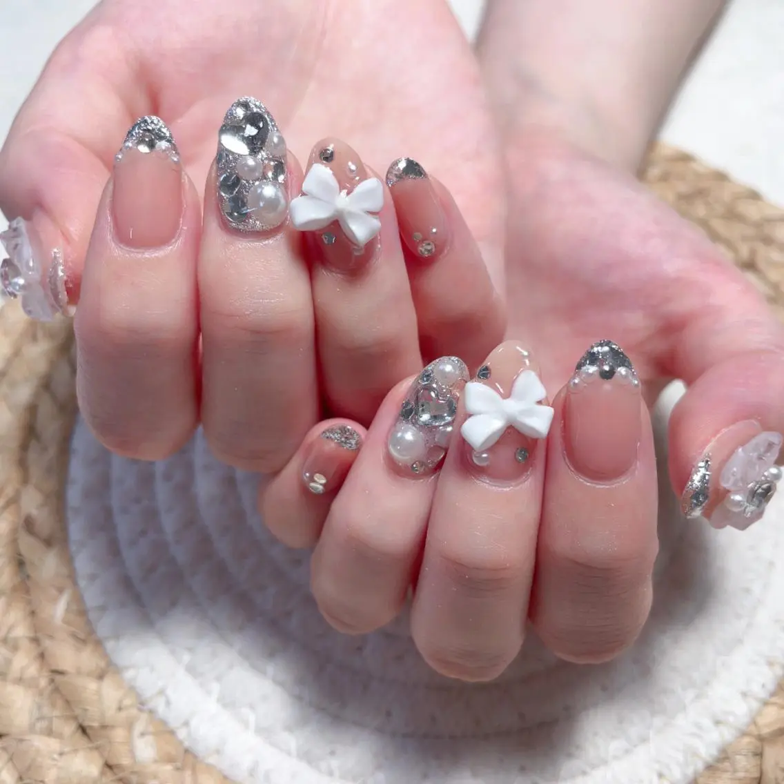 ネイル ハンドネイル M 🌷Nail 長さだし専門店のネイルデザイン