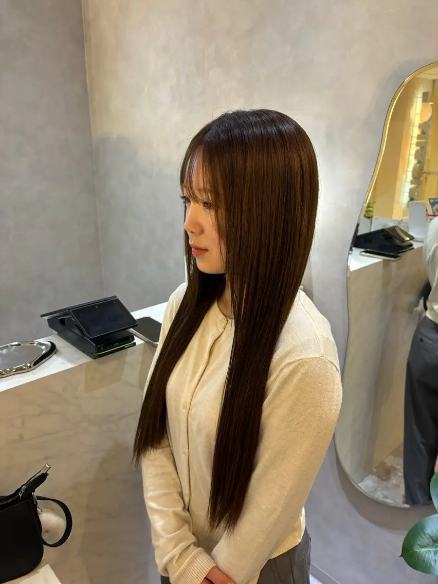 カラー ヘアカラー zina karin୨୧˙˳⋆のヘアスタイル