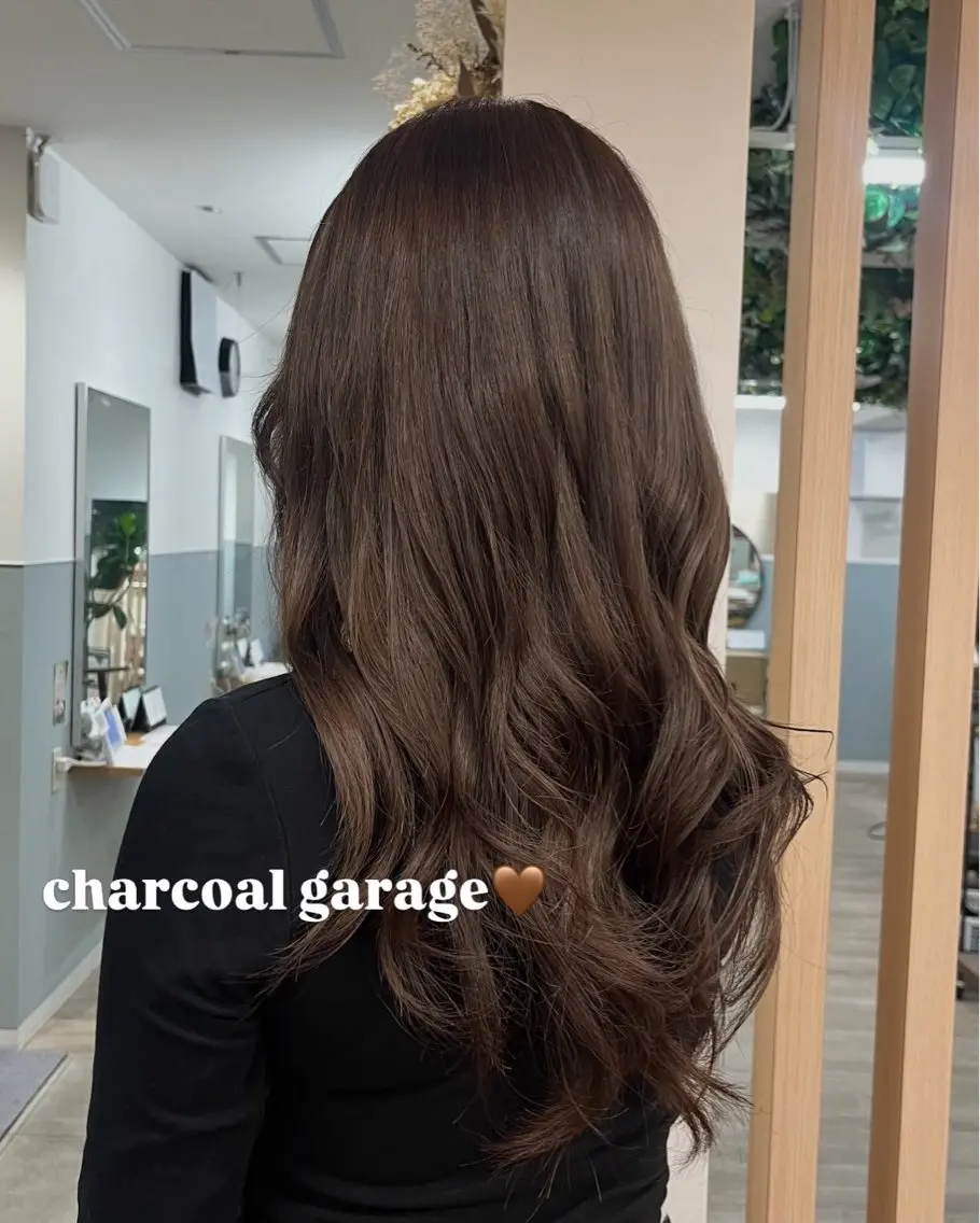 ロング カラー ヘアカラー トリートメント haruna🌼 暖色♡透明感カラー♡のヘアスタイル