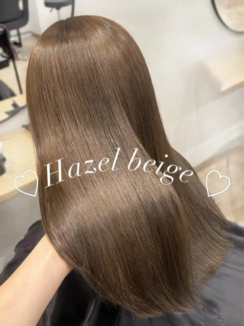 ロング カラー ブリーチ ケアブリーチ ケアカラー 髪質改善 トリートメント カット ヘアカラー トリートメント 名駅/sHiHo/透 明感カラー✨🎀/のヘアスタイル