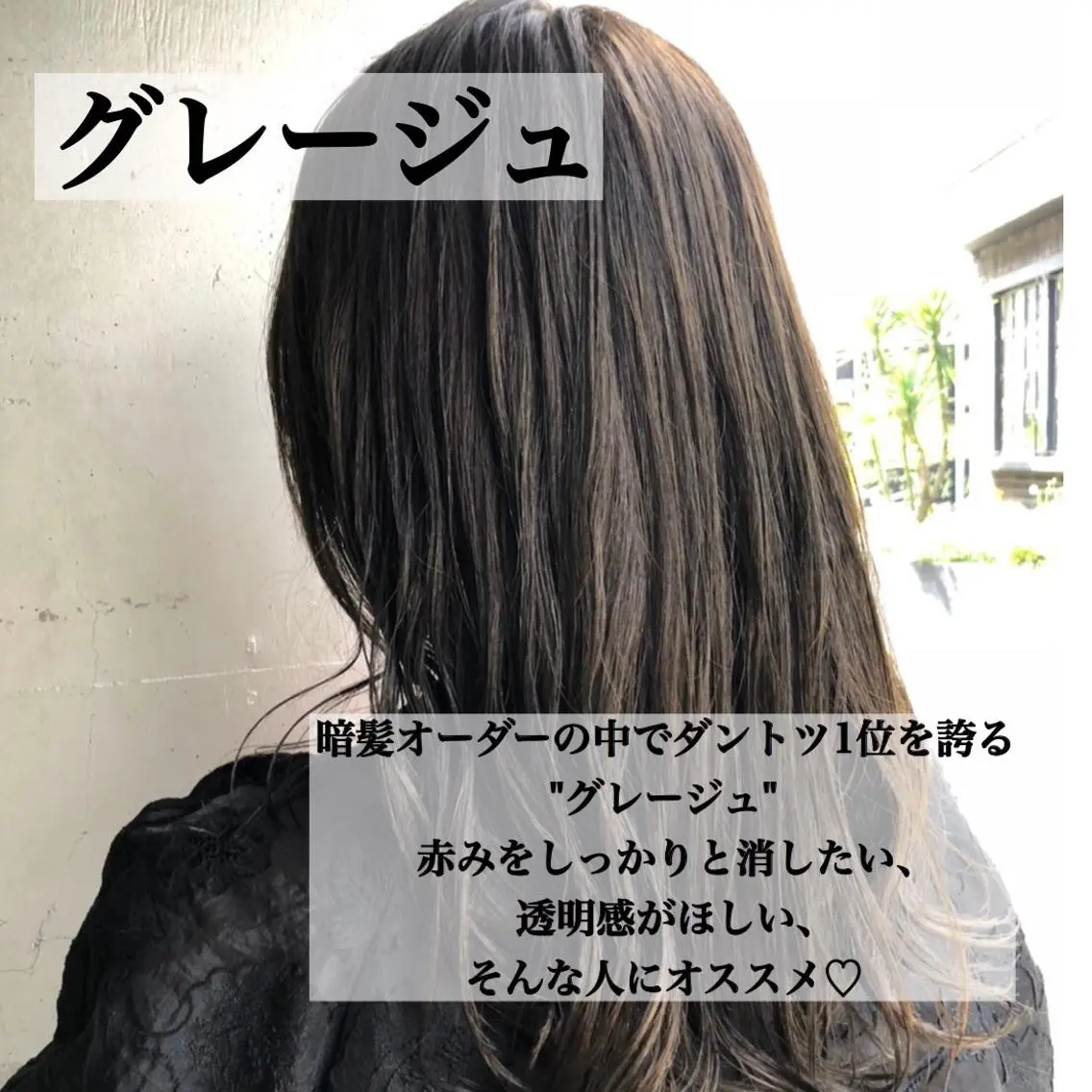 ミディアム カラー グレージュ ヘアカラー お気に入り数2.3万 🏆SHO🏆のヘアスタイル