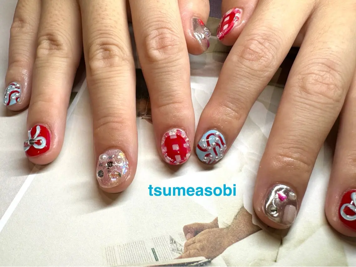 ネイル ハンドネイル tsumeasobi 🪬macoのネイルデザイン