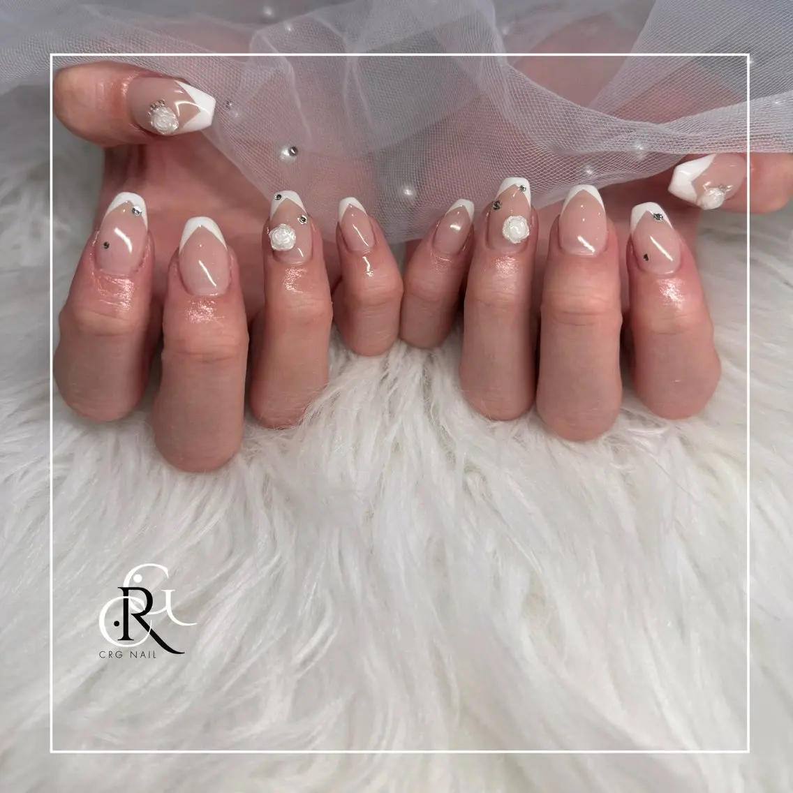 ショート ハンドネイル CRGNAIL EMIRIのネイルデザイン
