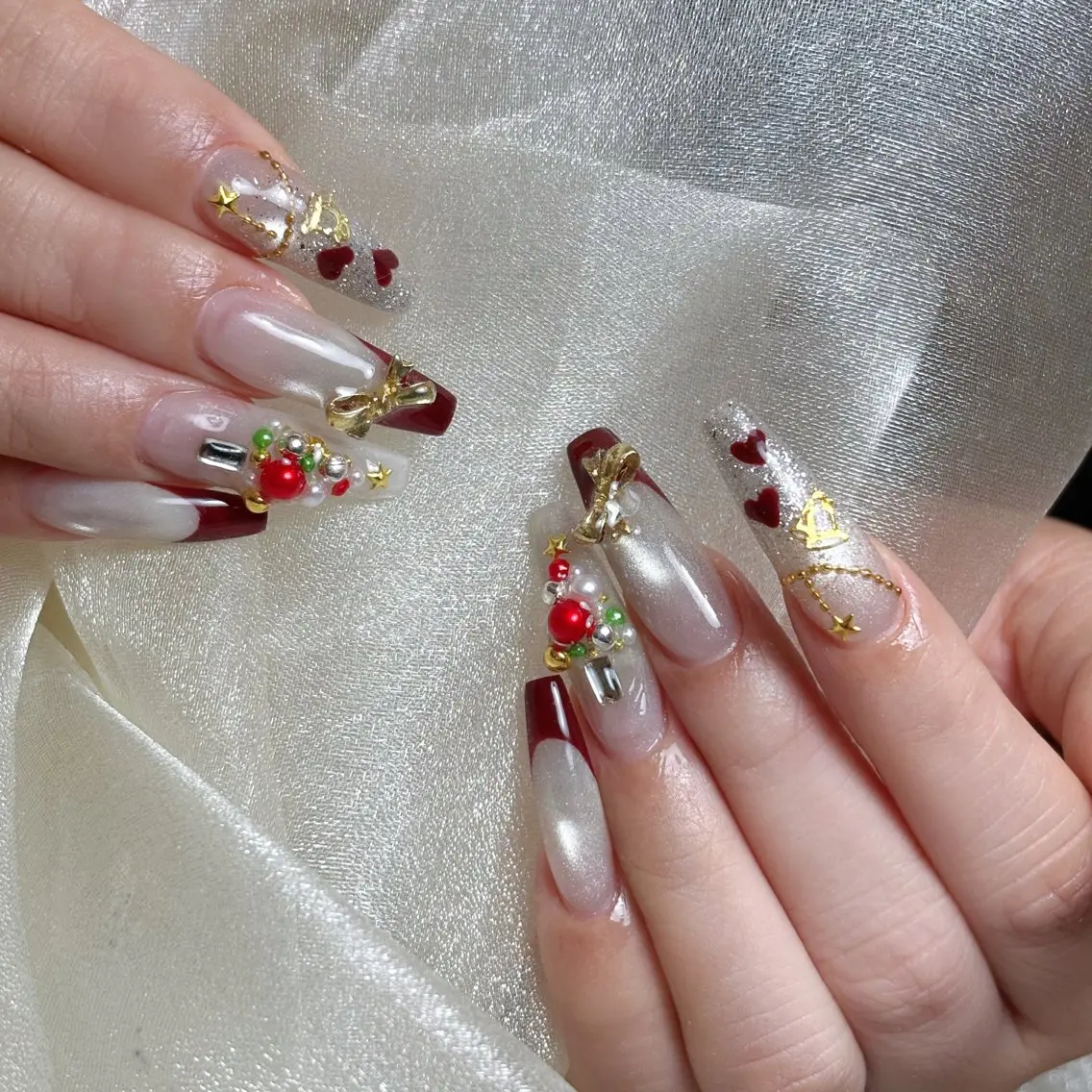 ネイル 冬ネイル クリスマス Ann- NailQueensのネイルデザイン