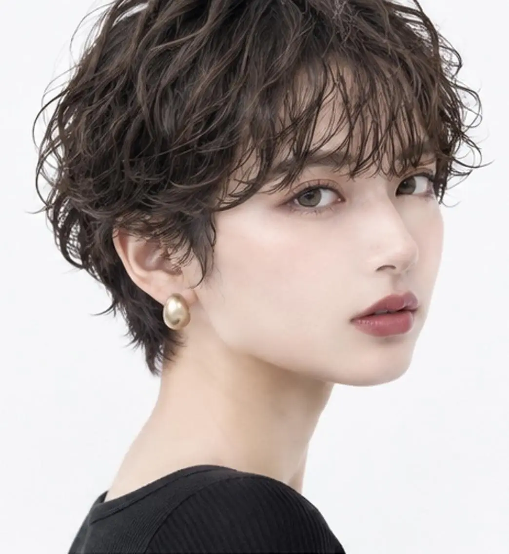 ショート パーマ カラー カット ヘアカラー パーマ ダメージレス コバヤシ ヒロヒトのその他イメージ