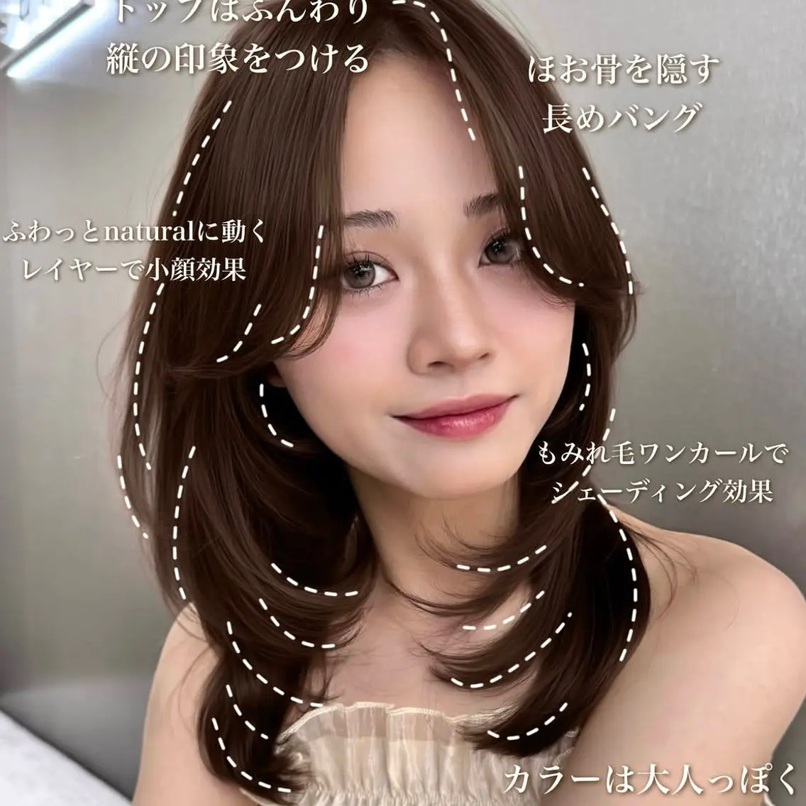 ミディアム ✨カット、パーマ 期間限定無料✨　大智のヘアスタイル