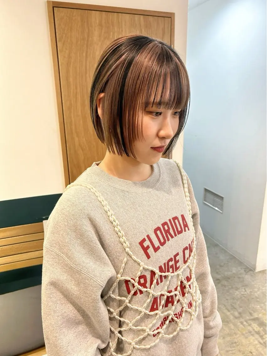 ショート カラー カット ヘアカラー カラーリスト菅野 竜矢🌈のヘアスタイル