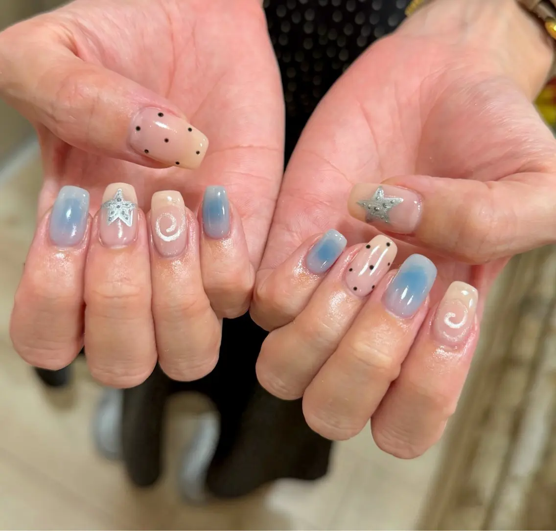 ネイル いちじゅう あおいのネイルデザイン