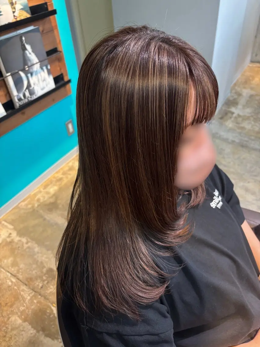 カラー ハイライトカラー TSUBASA 🪽のヘアスタイル