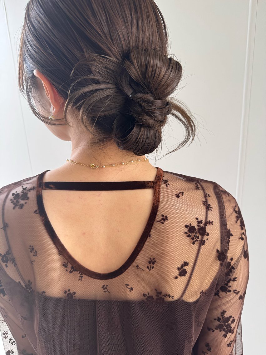 ヘアアレンジ ヘアセット アオトソラ いしざかのヘアスタイル