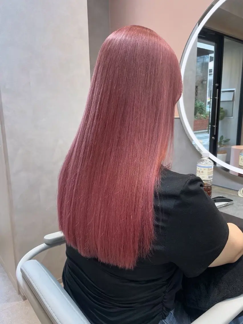 ロング カラー ヘアカラー three_ ナオキのヘアスタイル