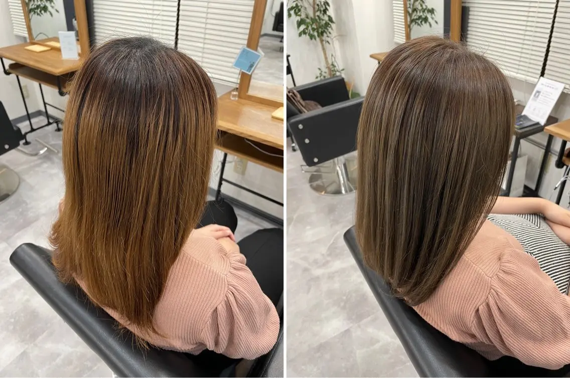 ミディアム ヘアカラー OGAWA HIROKIのヘアスタイル