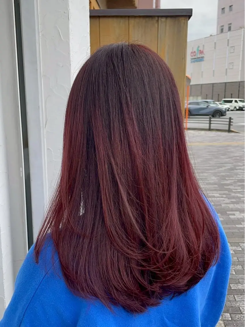 レイヤーカットの写真