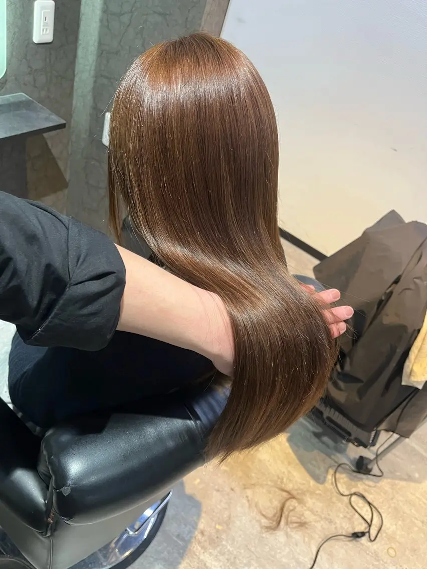 ロング エクステ ケアブリーチ&シール エクステの店和田翔莉のヘアスタイル