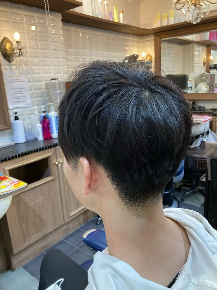 ショート メンズ 刈り上げ ルピナス中田店長 山口大地のヘアスタイル