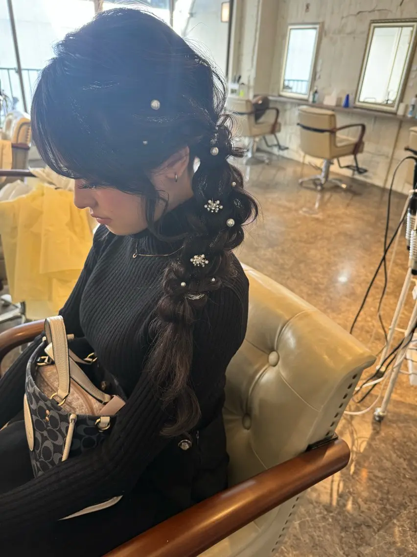 ロング ヘアアレンジ 小松 瑞季のヘアスタイル
