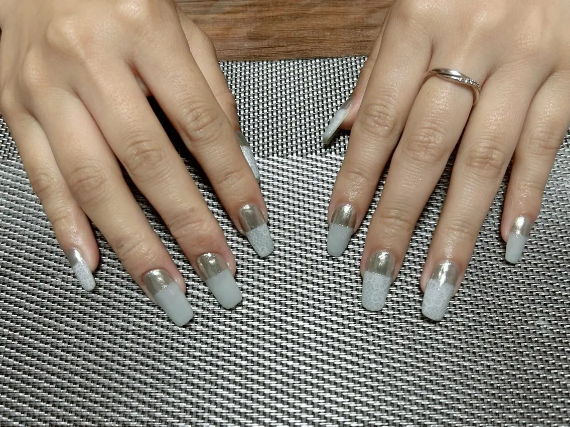 ネイル ブルー ハンドネイル i nailのネイルデザイン