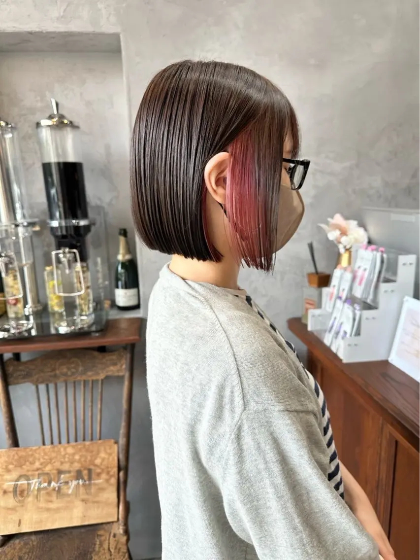 カラー ブリーチ インナーカラー ヘアカラー 縮毛矯正／髪質改善 小野竜聖のヘアスタイル