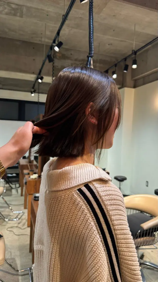 ミディアム カラー パーマ ストレートパーマ ✴︎MARIYA✴︎ 表参道&向ヶ丘遊園のヘアスタイル