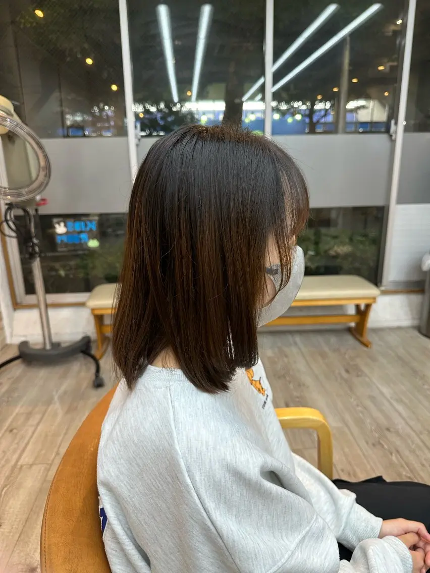 ミディアム ボブ Reina ♡のヘアスタイル