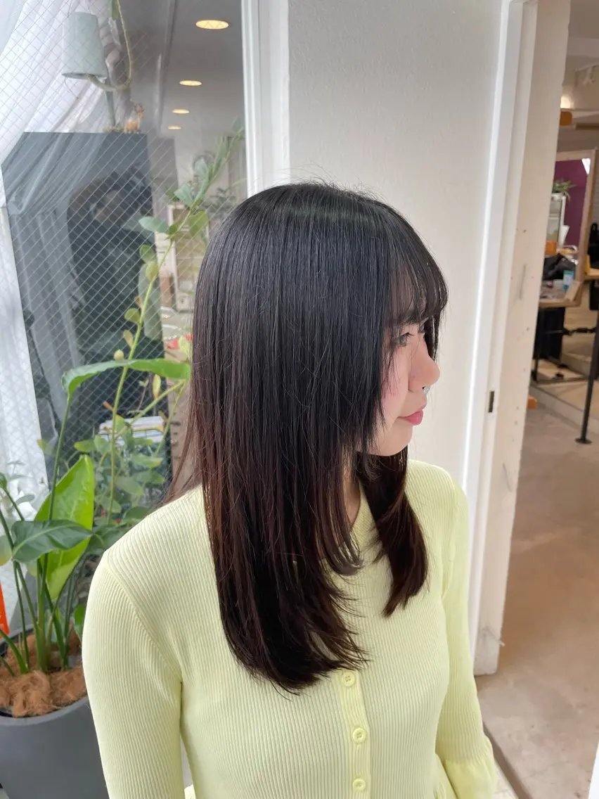 セミロング ハヤシ ホマトラのヘアスタイル