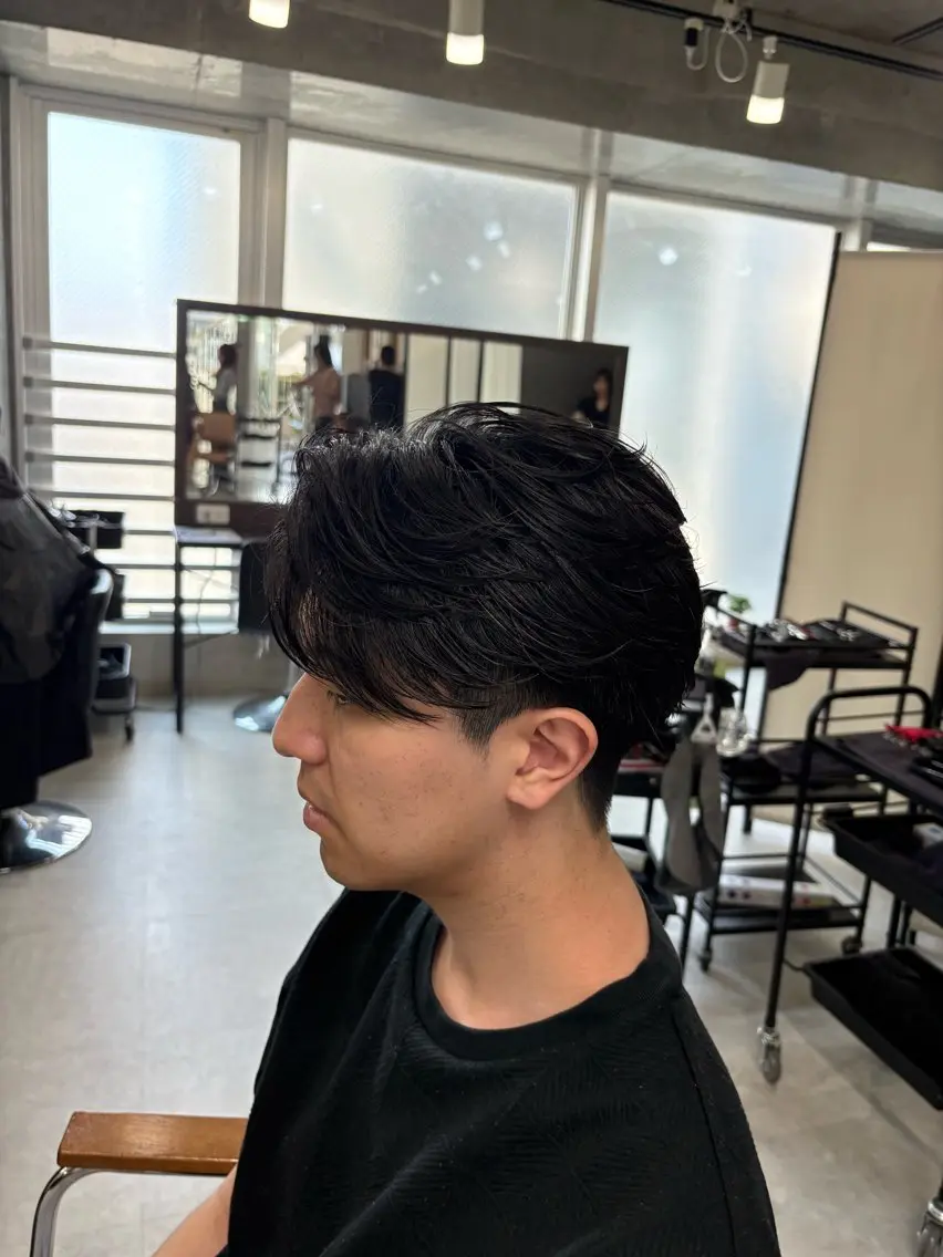 パーマ メンズ メンズパーマ 下北沢メンズパーマ 特化園田 楓莉のヘアスタイル