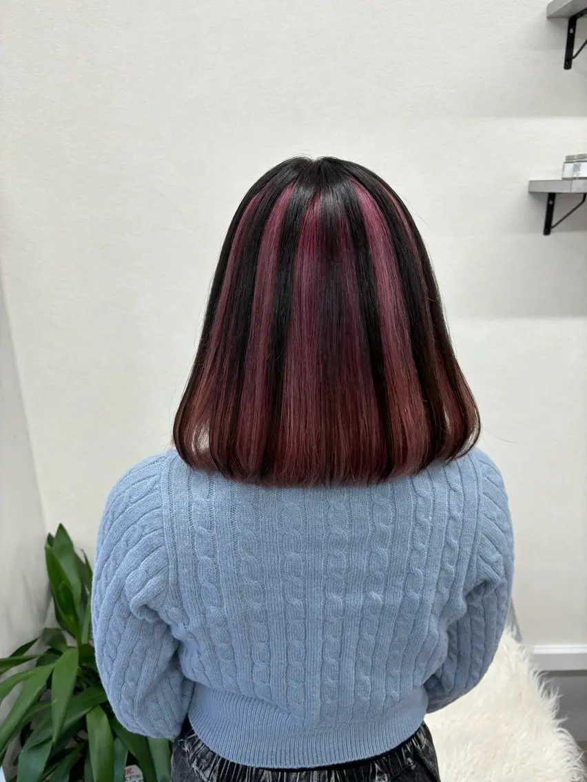 カラー 坂野 結子のヘアスタイル