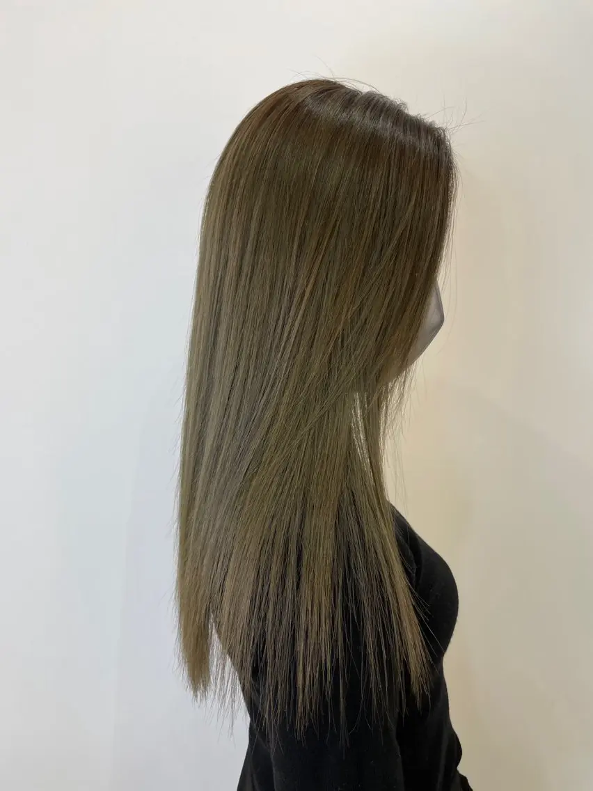 セミロング カラー ヘアアレンジ ヘアカラー トリートメント 髪質改善/縮毛矯正 RYOのヘアスタイル