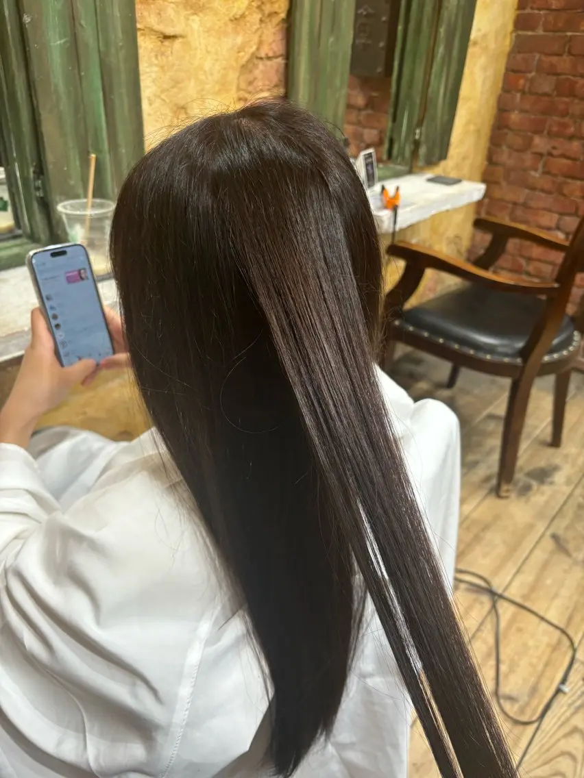 セミロング 福井 悠真のヘアスタイル