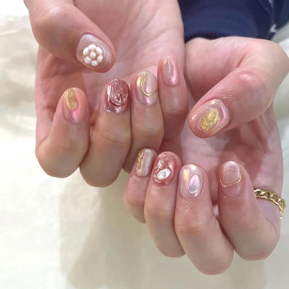 ネイル ハンドネイル 新井 ひなののネイルデザイン