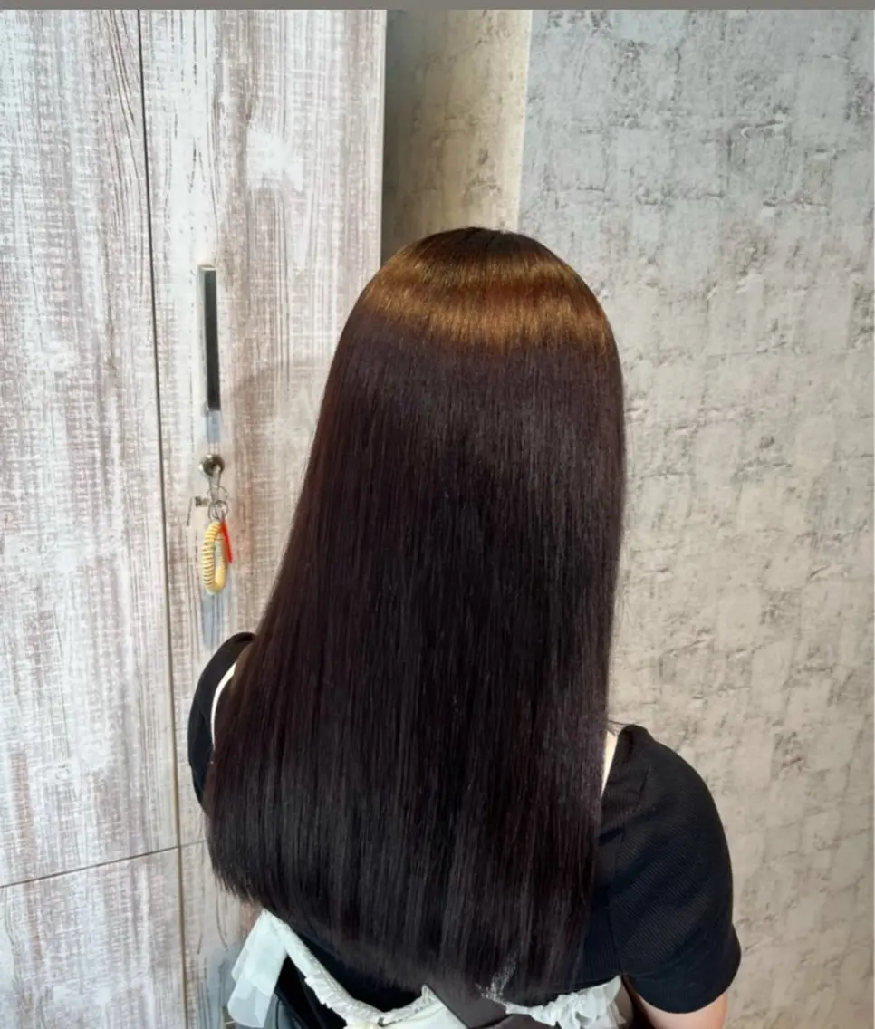 ロング ヘアカラー トリートメント ✨髪質改善カラー✨ ななみのヘアスタイル