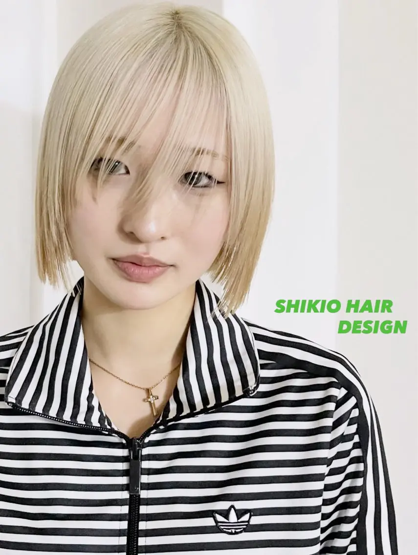 ショート ヘアカラー トリートメント 園田 渉 ◤SHIKIO◢のヘアスタイル