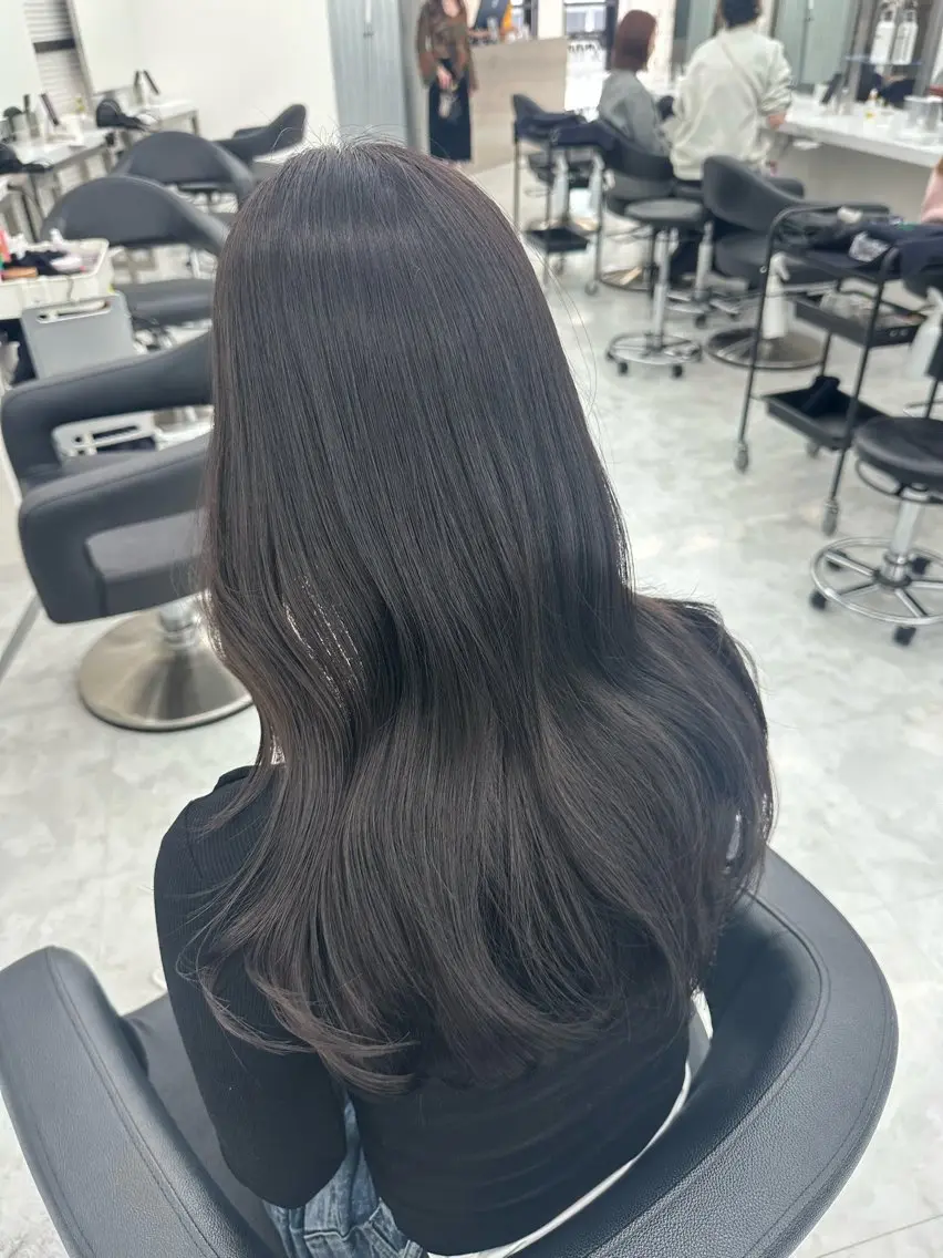 ロング ヘアカラー トリートメント ヘッドスパ ヘアセット rio🧚🏻‍♀️ 暖色/グレージュのヘアスタイル