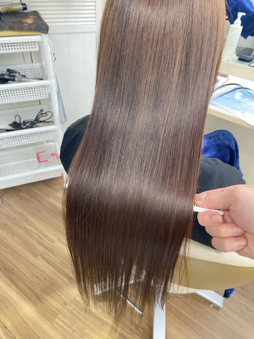 ロング トリートメント GLOSS 心斎橋 山上のヘアスタイル
