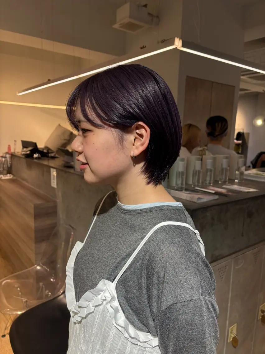 カラー ブリーチ ケアブリーチ ダブルカラー ハイトーンカラー ボブ ヘアカラー トリートメント 🩵ハイトーンボブ/ 梅田/mei🩵のヘアスタイル