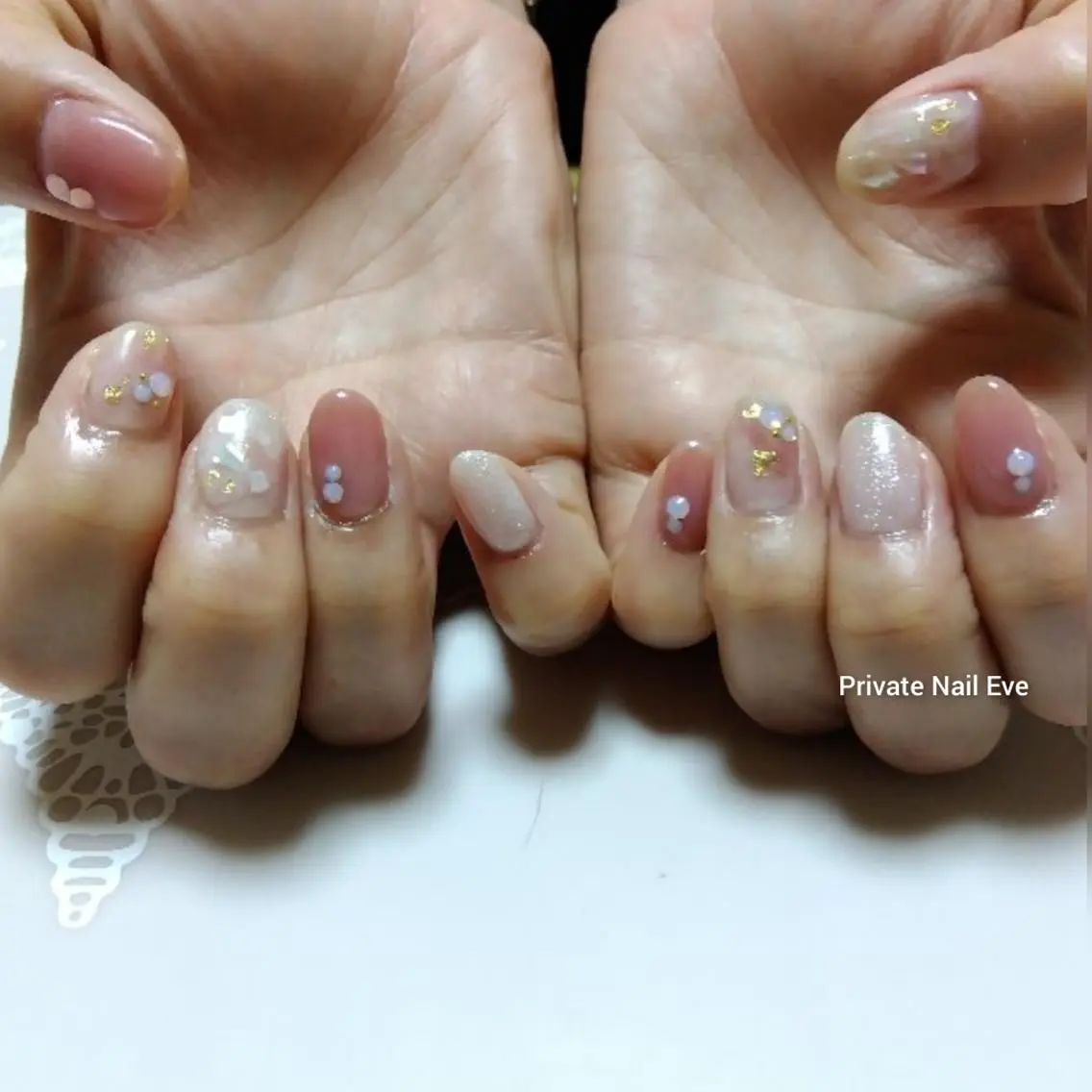ネイル ニュアンスネイル ハンドネイル ネイル junkoのネイルデザイン