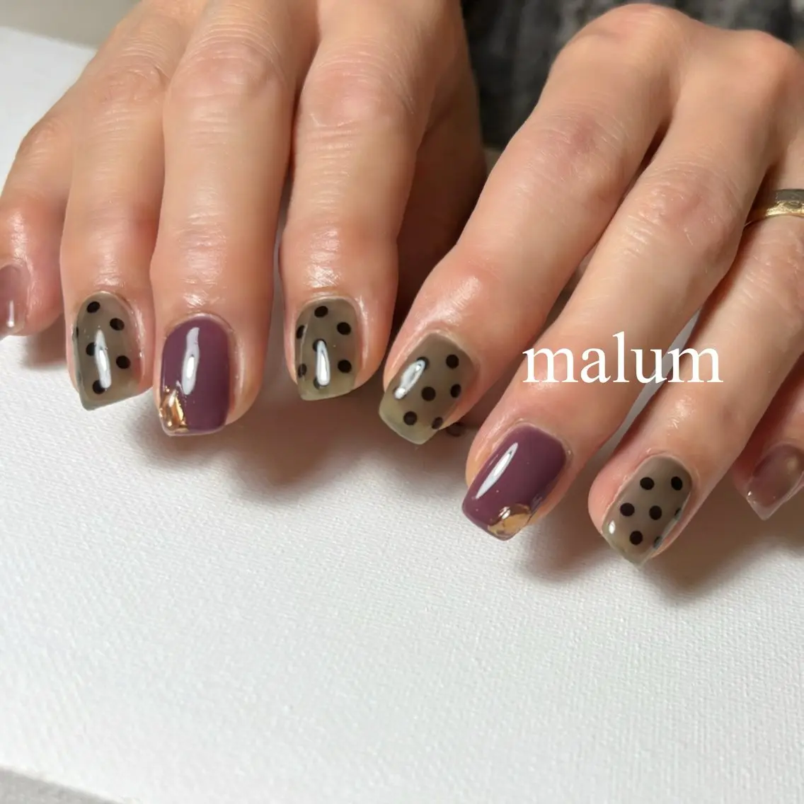 ネイル ハンドネイル malum nailのネイルデザイン