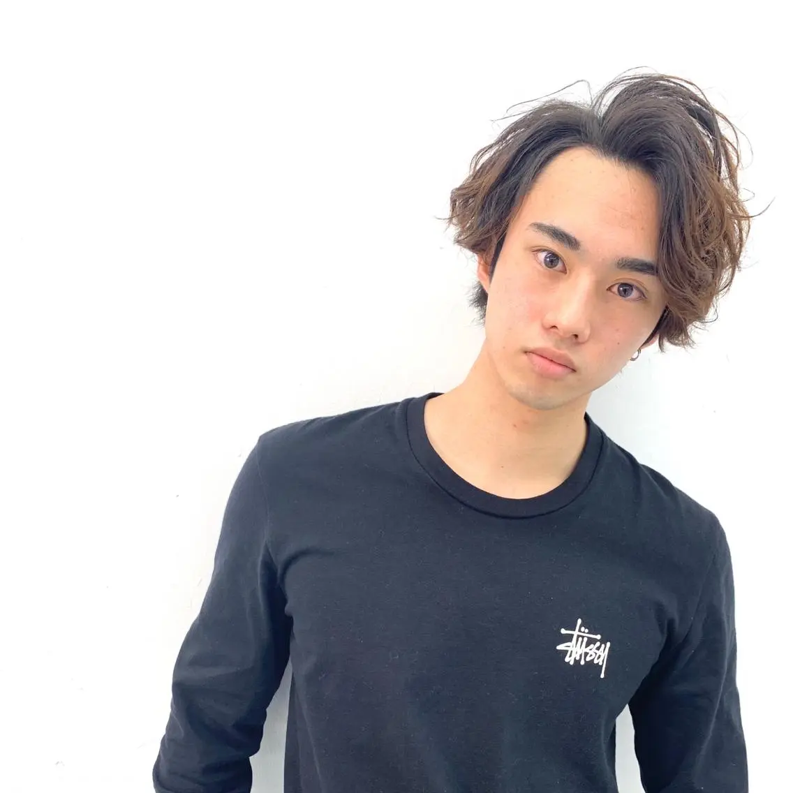 ショート パーマ メンズ ヘアカラー 柏メンズカットパーマ NO.1タイチのヘアスタイル