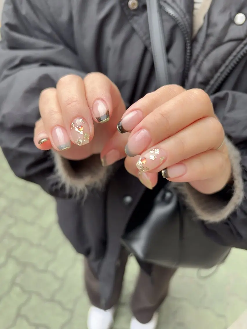 ネイル ブラウン ハンドネイル ハンドケア laviebelle norikoのネイルデザイン