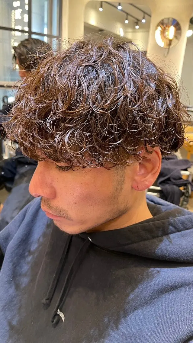 パーマ メンズ メンズパーマ メンズ特化ニュアンス パーマ RYOのヘアスタイル