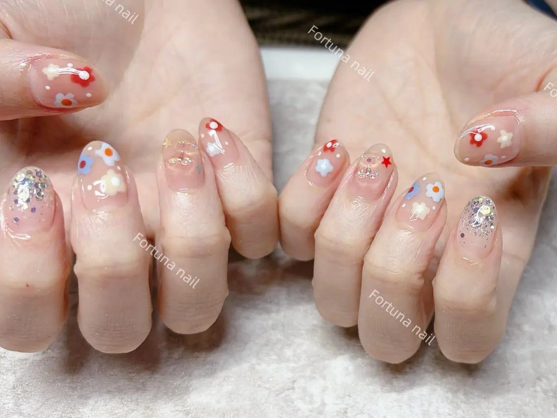ネイル Nail •Head スパFortunaのネイルデザイン